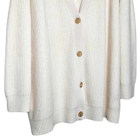 Jenni Kayne Cashmere Cocoon Cardigan in Ivory - Picture 6 of 13